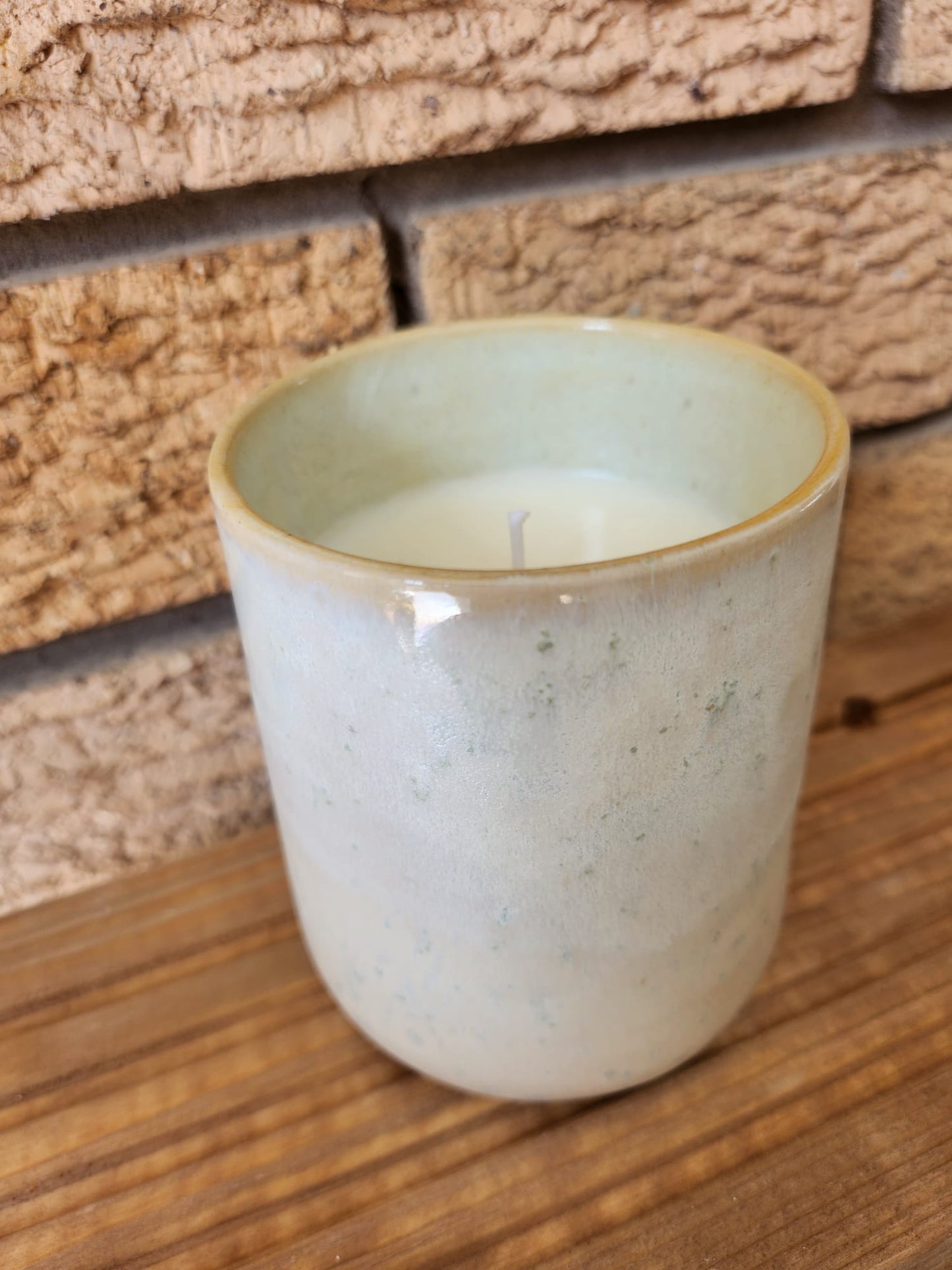 Sea Salt Glaze, Lemon Scented Candle